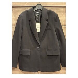 Zara Women's Elegant Black Suit Jacket